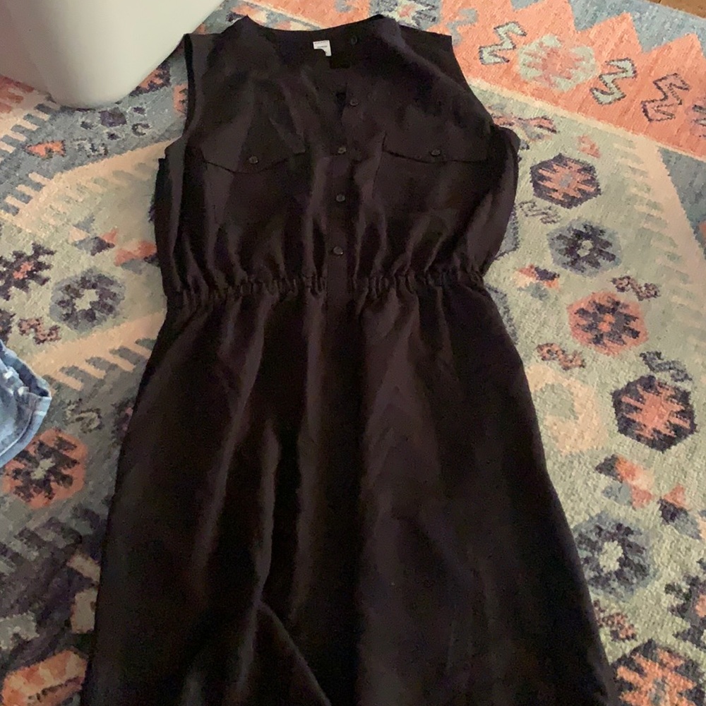 Old navy sleeveless all black dress